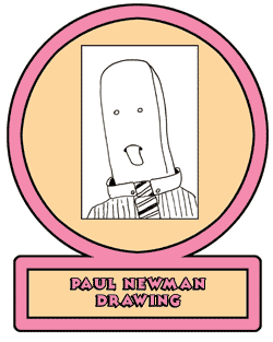 paul newman - drawing