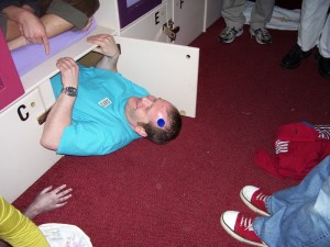 Sleet going into the Fear Cupboard