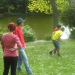 Experienced group members lead by example